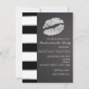 Search for black white silver invitations Party