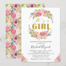 Search for chic baby girl shower invitations Its a girl