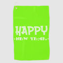 Search for new year golf towels Green
