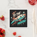 Search for moon napkins Rocketship