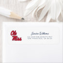 Search for college football return address labels Rebels