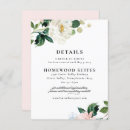 Search for hotel accommodations wedding invitations Floral