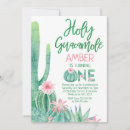 Search for holy guacamole birthday invitations Cactus