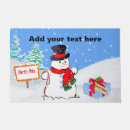 Search for snowman doormats Snowflakes