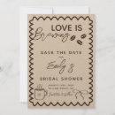 Search for coffee save the dates Brown