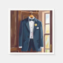 Search for tuxedo napkins Groomsmen