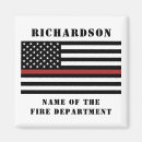 Search for fire department magnets Thin red line