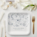 Search for moon baby shower plates Starry night