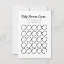 Search for bingo cards Baby shower