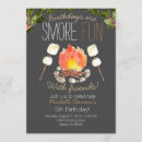 Search for backyard camping birthday invitations Outdoor party