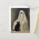 Search for vintage halloween cat postcards Ghost