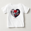Search for valentines day baby shirts White