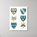 Search for family crest art Shield