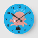 Search for octopus clocks Cute