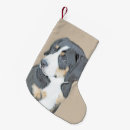 Search for bernese mountain dog christmas stockings Berner