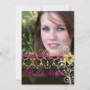 Search for black hot pink invitations Star