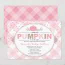Search for pink gold pumpkin baby shower invitations Glitter