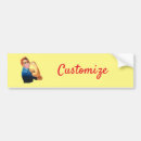 Search for rosie the riveter bumper stickers Feminism
