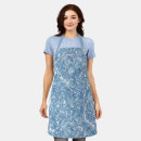 Search for lacy aprons Blue
