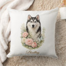 Search for siberian husky cushions Portrait