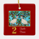 Search for turtle dove christmas tree decorations 12 days of christmas