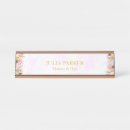 Search for floral name plates Pastel