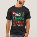 Search for naughty or nice tshirts Costume