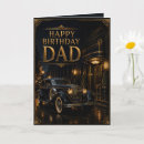 Search for vintage car birthday cards Happy birthday dad