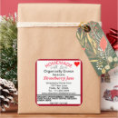 Search for organic strawberries stickers Red