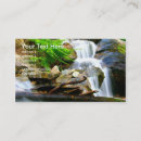 Search for waterfall business cards River
