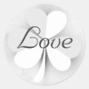 Search for lucky in love wedding stickers Clover