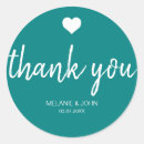 Search for white and teal stickers Typography