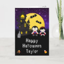 Search for purpleness halloween cards Haunted house