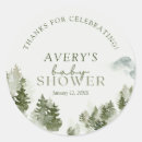 Search for winter woodland baby shower stickers Tree