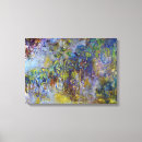 Search for wisteria canvas prints Claude monet