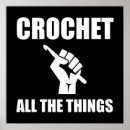 Search for crocheting posters Crocheter