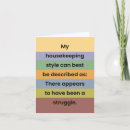 Search for housekeeping cards Funny
