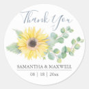 Search for sunflower watercolor stickers Thank you