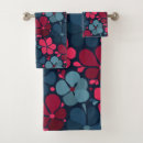 Search for blue flowers bath towels Boho