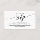 Search for rsvp enclosure cards Black and white