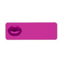 Search for pink lips return address labels Fashion