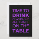Search for drinks and dancing invitations 21st