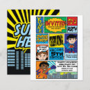 Search for comics invitations Colourful