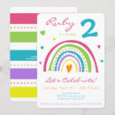 Search for baby girls 2nd birthday invitations Modern