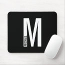 Search for unique monograms mouse mats For him