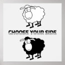 Search for black sheep posters White