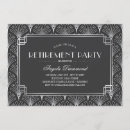 Search for silver retirement invitations Sophisticated