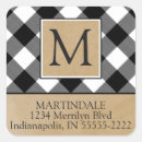Search for b monogram return address labels Black and white