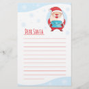 Search for santa claus personal stationery Illustration