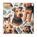 Search for airedale terrier tiles Puppy